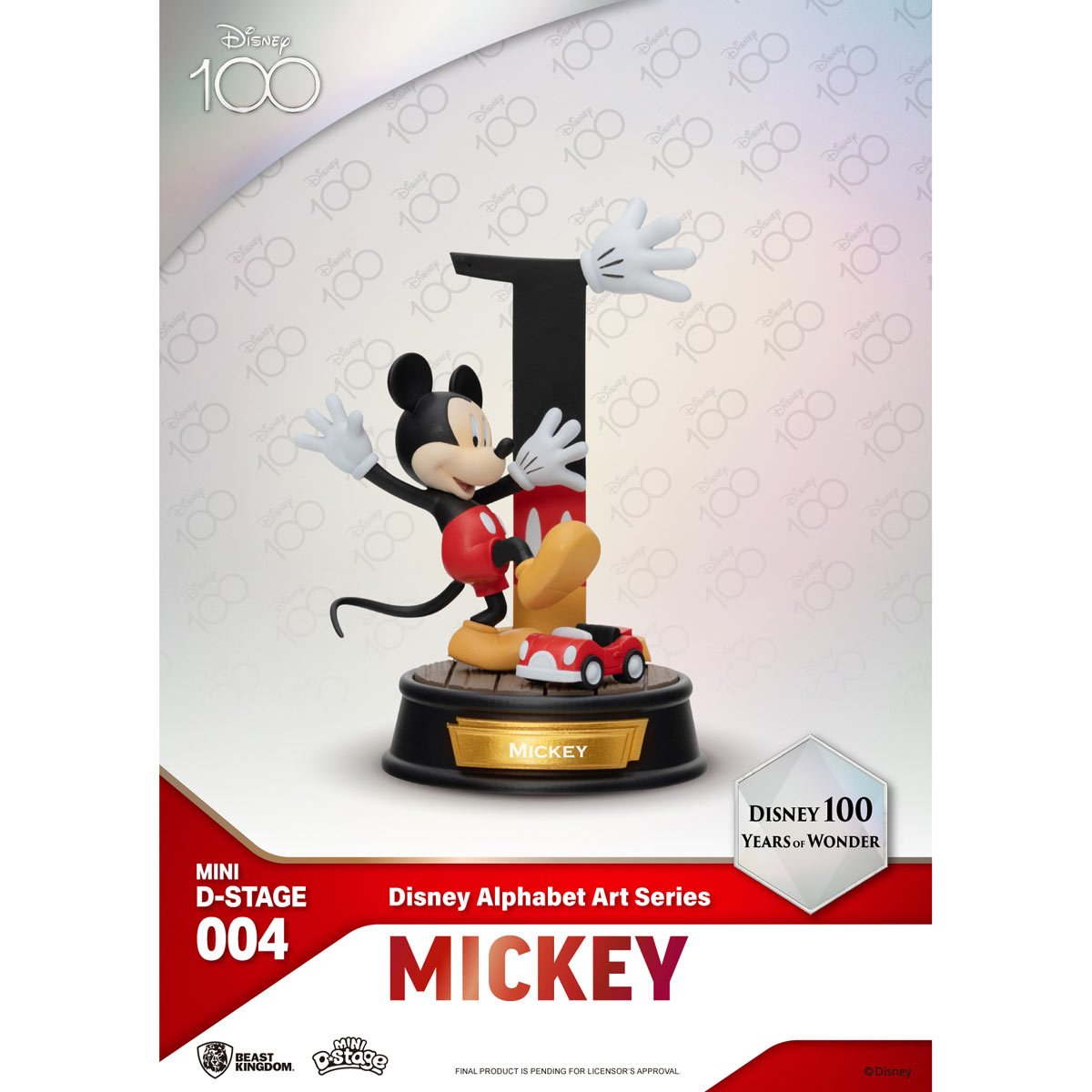 Disney 100 Years of Wonder Mini D-Stage Disney Alphabet Art (Blind Box Case of 6)