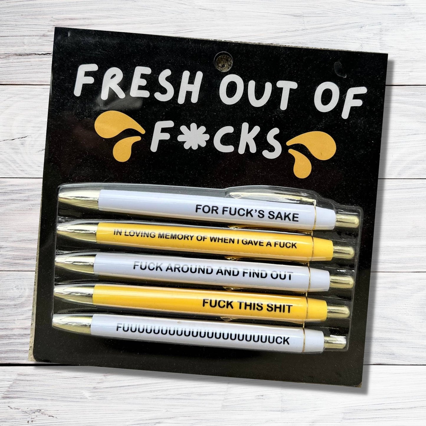 FUN CLUB - Fresh out of Fucks Pen Set