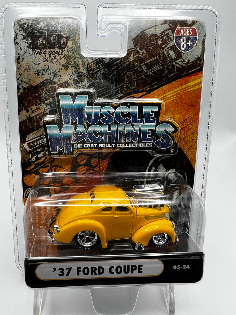 Muscle Machines '37 Ford Coupé (05-24) jaune