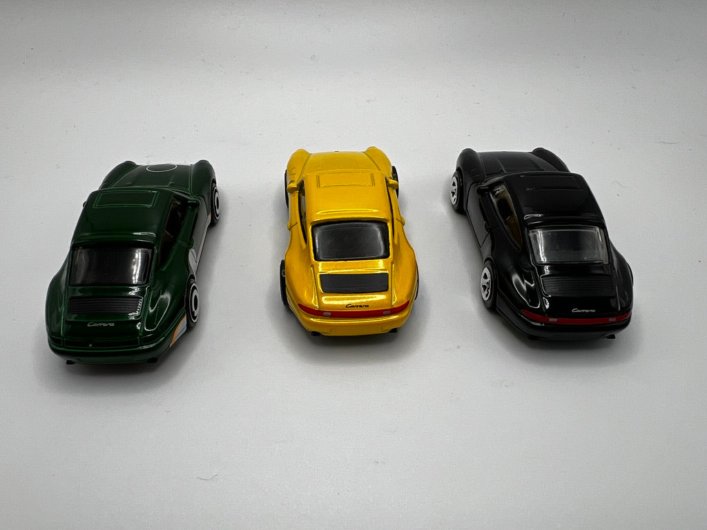 Hot Wheels '96 Porsche Carrera Bundle (3x loose cars)