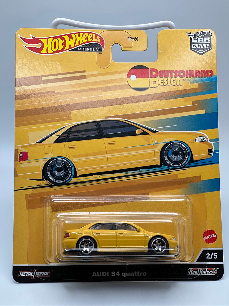 Hot Wheels Premium : Car Culture Deutschland conçoit #2/5 Audi S4 Quattro