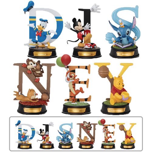 Disney 100 Years of Wonder Mini D-Stage Disney Alphabet Art (Blind Box Case of 6)