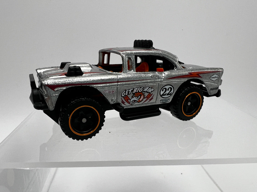 Hot Wheels Walmart Exlusive 2022 - Chevy Bel Air - Big Air Bel Air - (Zamac) UNSPUN