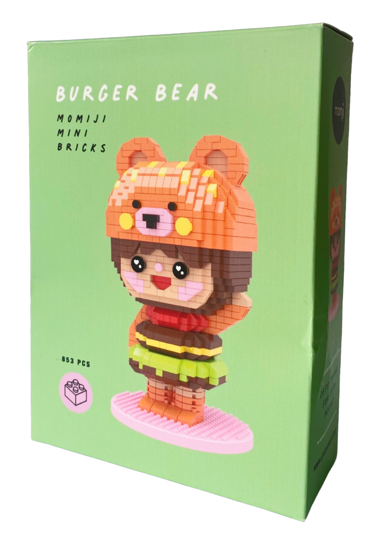Momiji Mini Bricks - Burger Bear