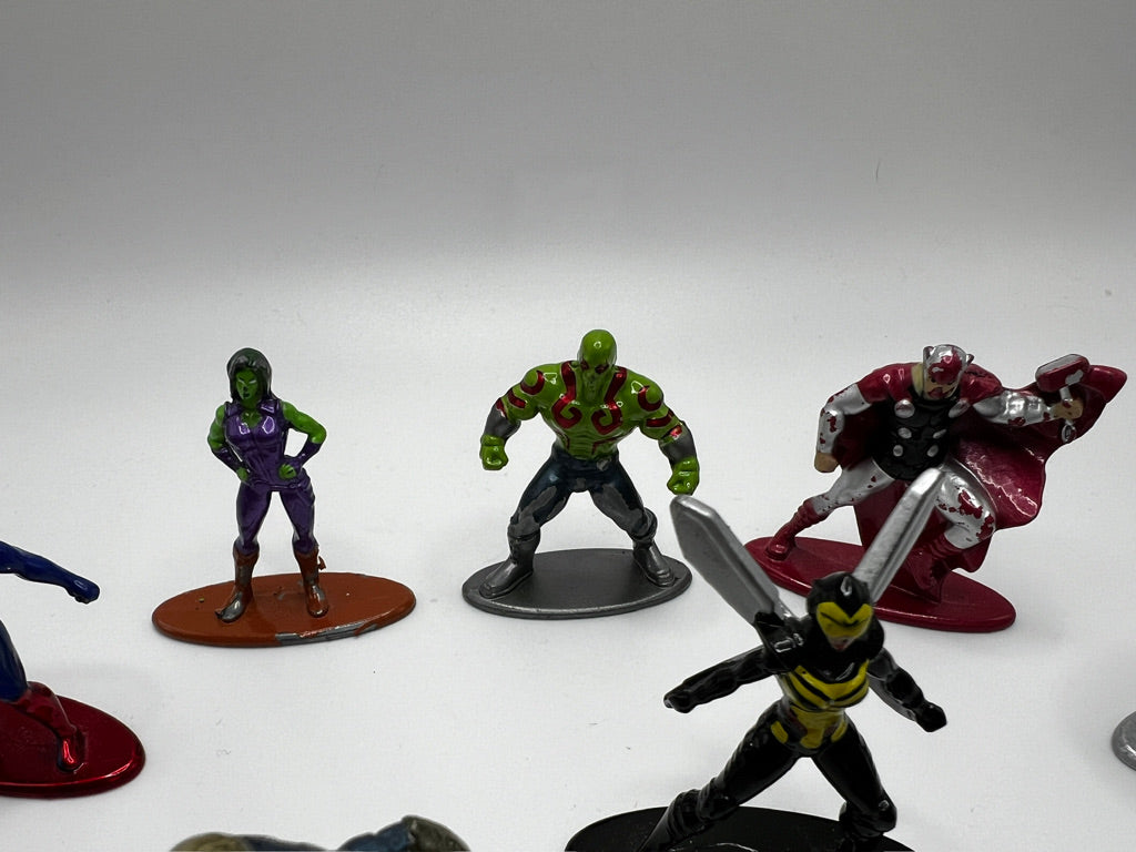 Figurines Jada Nano - Ensemble de figurines Marvel