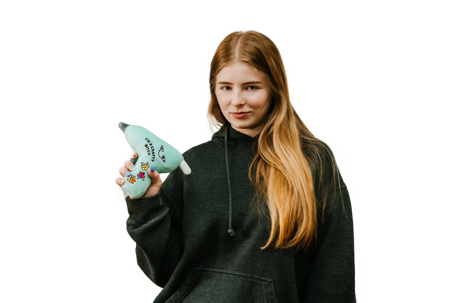Punchkins - Plush Glue Gun - "I'm a Crafty B*"