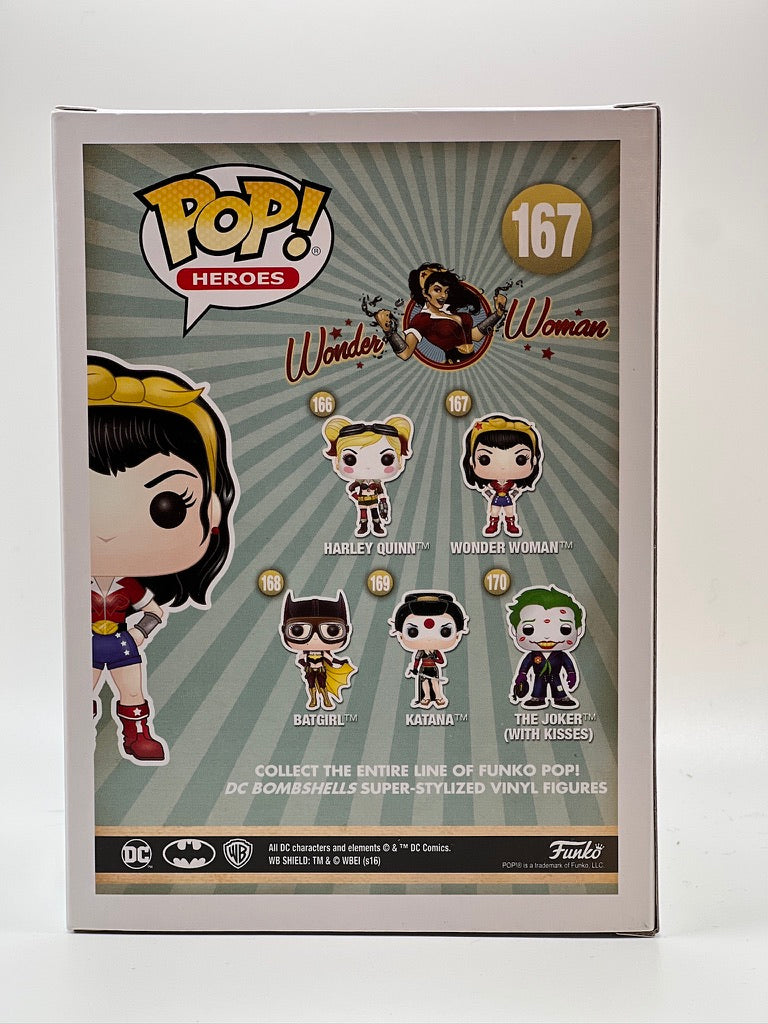Funko Pop! DC - Wonder Woman (Bombshells) #167
