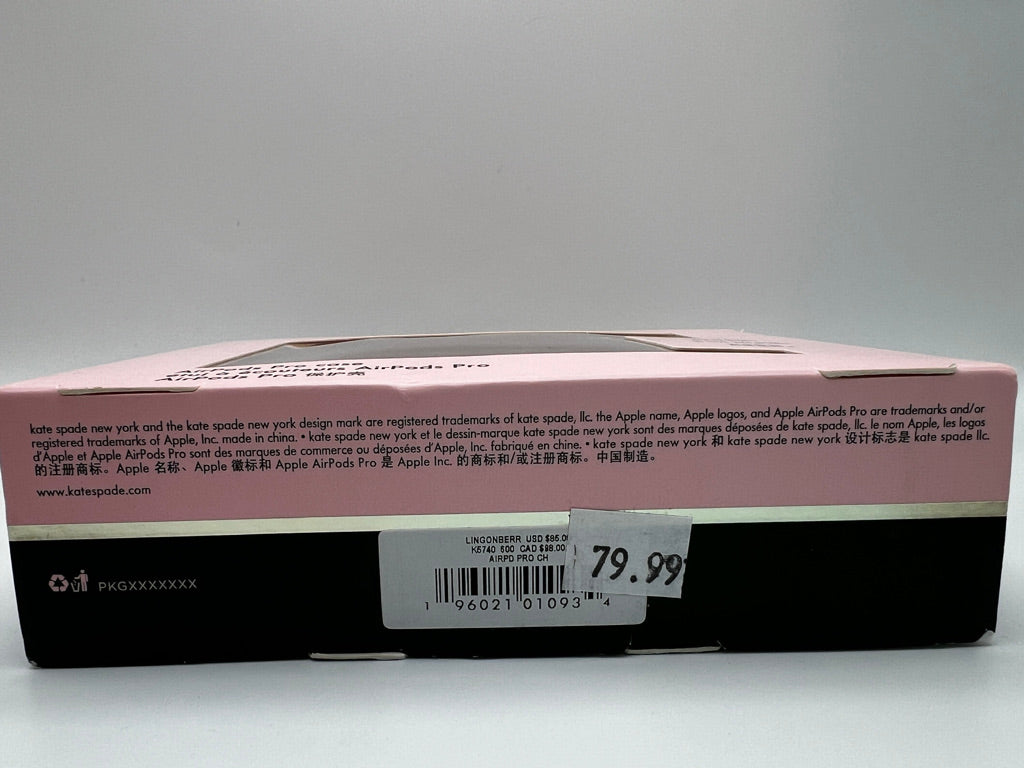 Étui AirPods Pro Kate Spade New York : cuir rouge