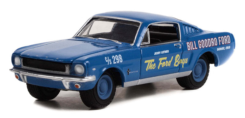 Greenlight Hobby Shop Excl - The Ford Boys - Ford Mustang Fastback 1965 (Bleu)