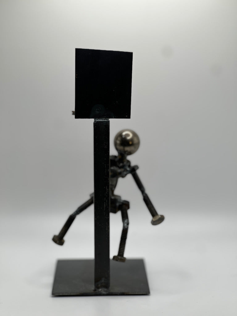 Spare Parts Welded Sculpture - Basketball/Slam Dunk