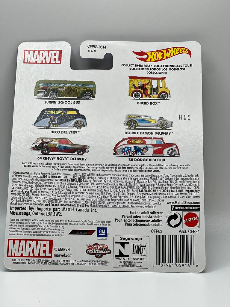 Hot Wheels Premium Marvel : Livraison de Wolverine Double Demon