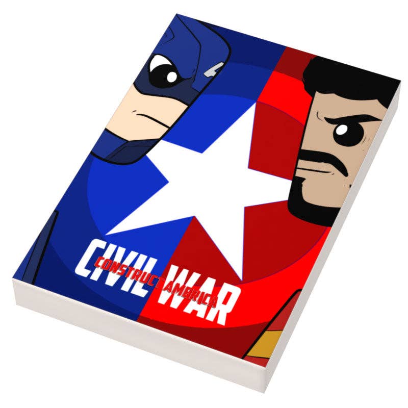 B3 Customs - Construct America: Civil War Movie Cover (2x3 Tile)