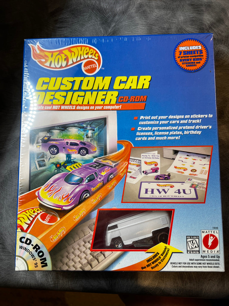 Hot Wheels Custom Car Designer Set (Drag Bus)