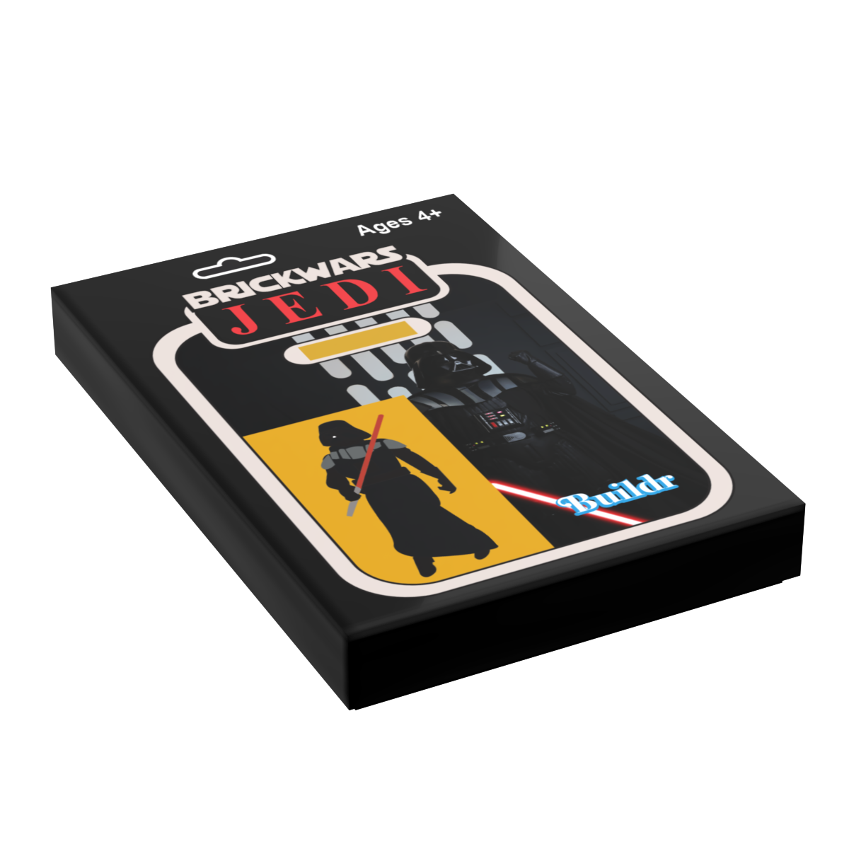 B3 Customs - Vader Vintage Action Figure Tile (2x3)