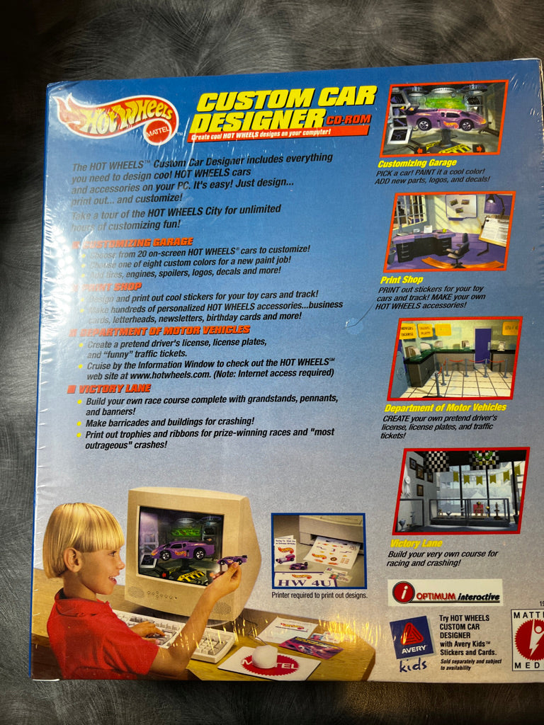Hot Wheels Custom Car Designer Set (Drag Bus)