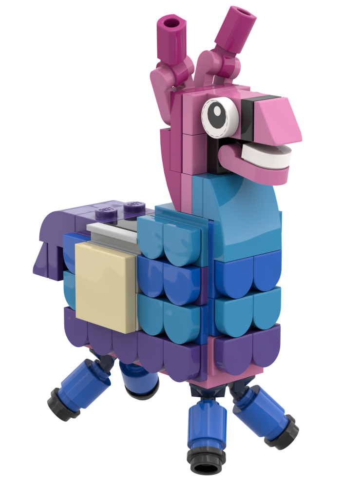 B3 Customs - Party Llama - Custom Lego Set