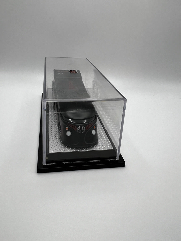 Kustomcity Artist Proof Series EVO SS Drag Bus (Satin black w/red flame) (#604/984)