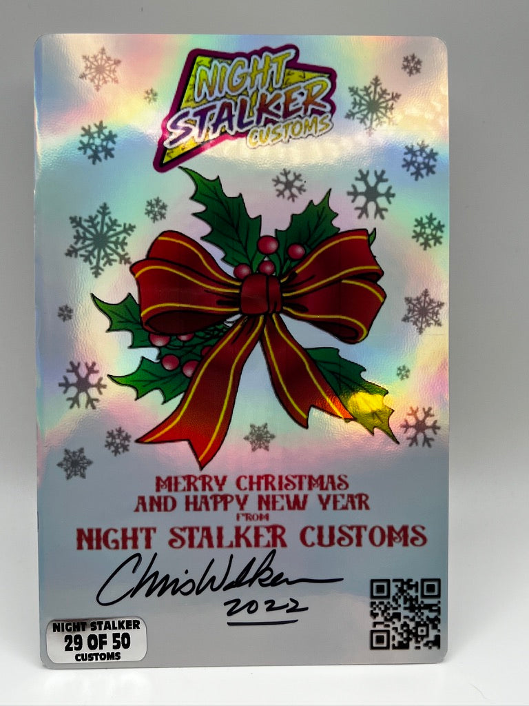 Night Stalker Customs Édition Limitée 2022 Holiday '55 Gasser (#29 sur 50 signé)