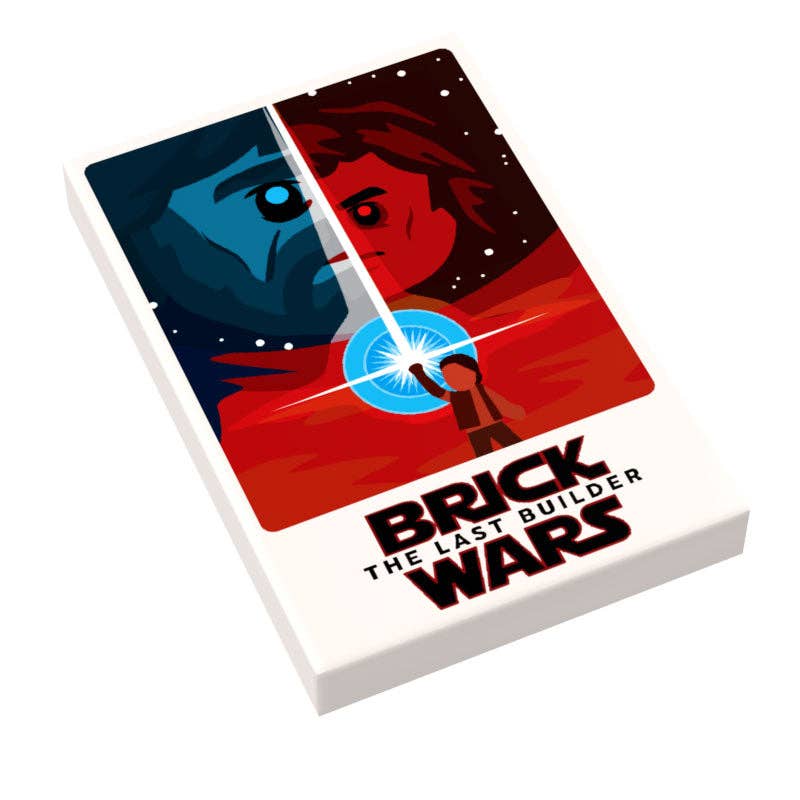 B3 Customs - Brick Wars: The Last Builder (EP. 8) Movie Tile Cover (2x3 Tile)