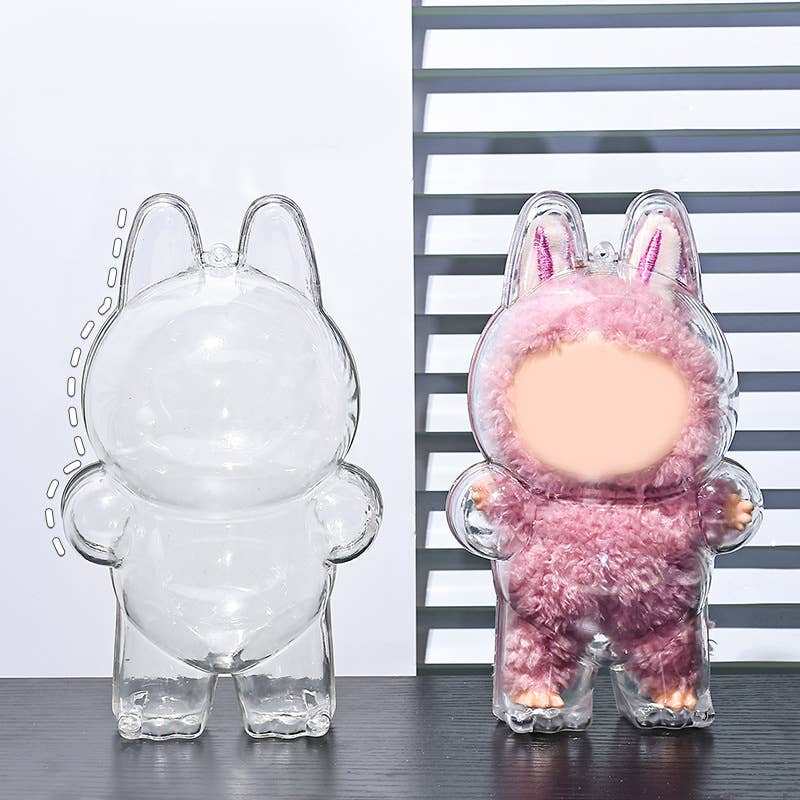 Labubu Toy Cover - Clear Display Protective Case LABUBU V1 (Standing)