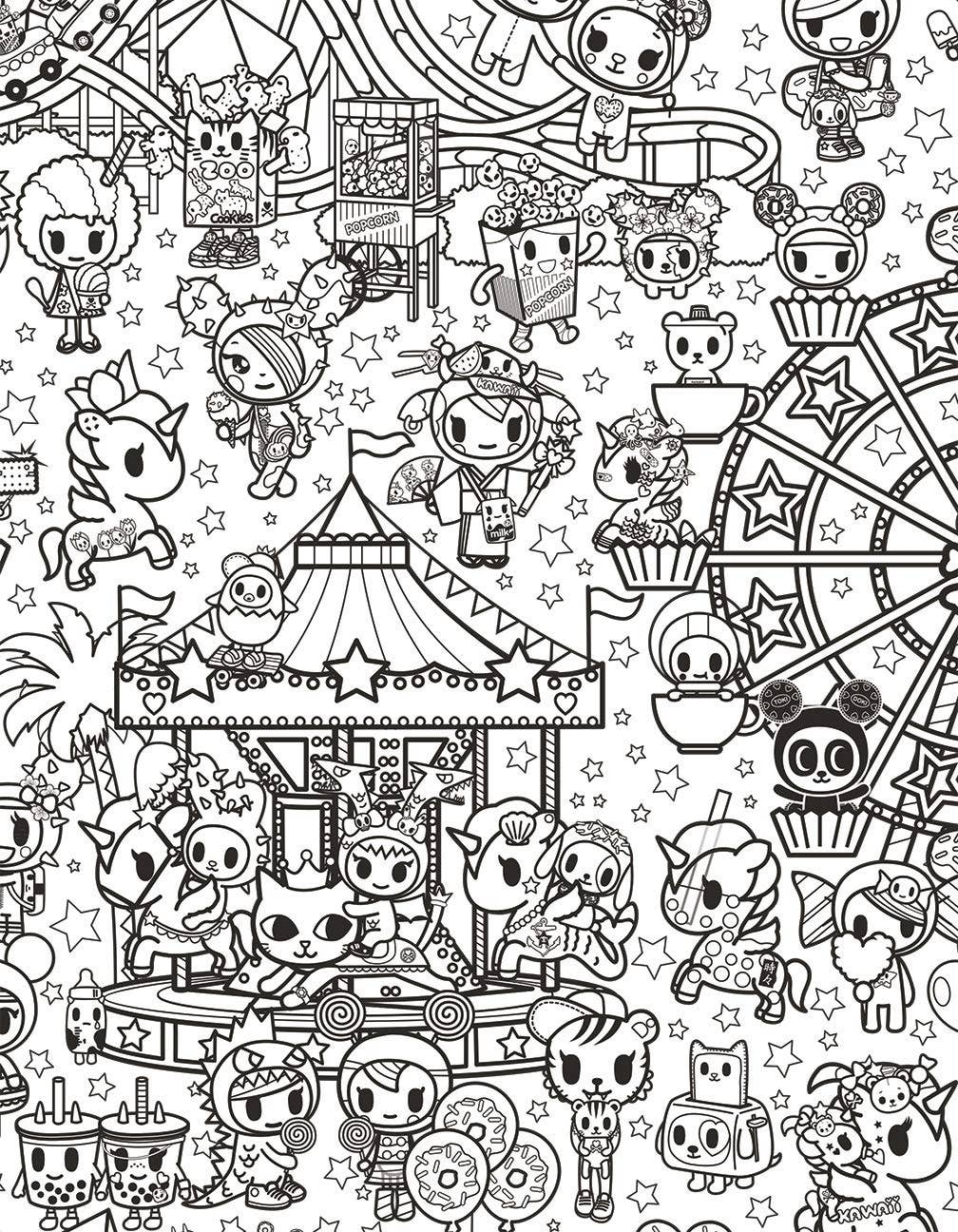 Union Square & Co. - Tokidoki Coloring Party Coloring Book