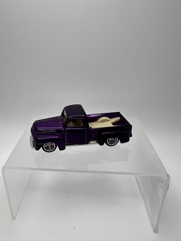 Hot Wheels Super Treasure Hunt - 1949 Ford F1 (purple) UNSPUN/NO Tampos