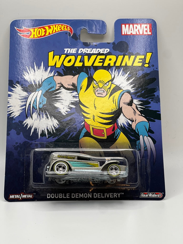 Hot Wheels Premium Marvel : Livraison de Wolverine Double Demon