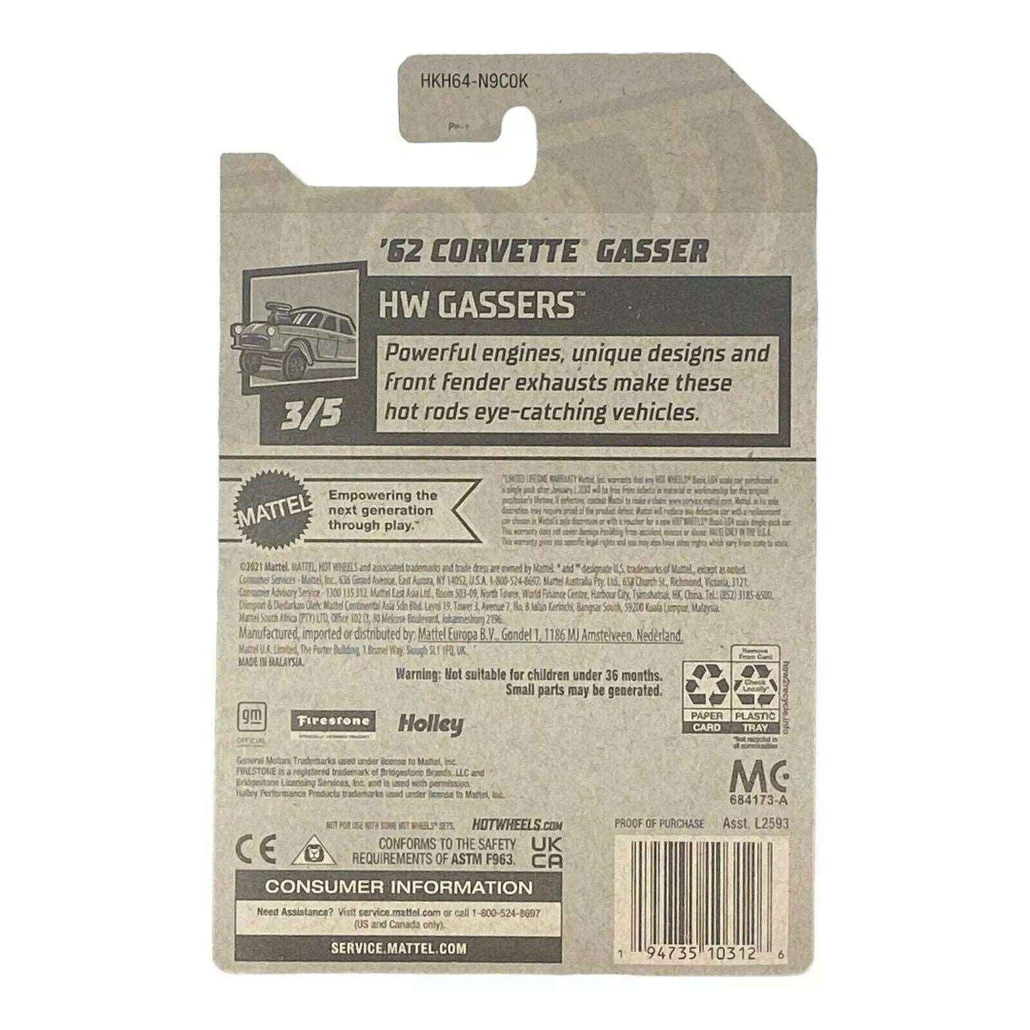 Hot Wheels '62 Corvette Gasser - Gassers Series 3/5