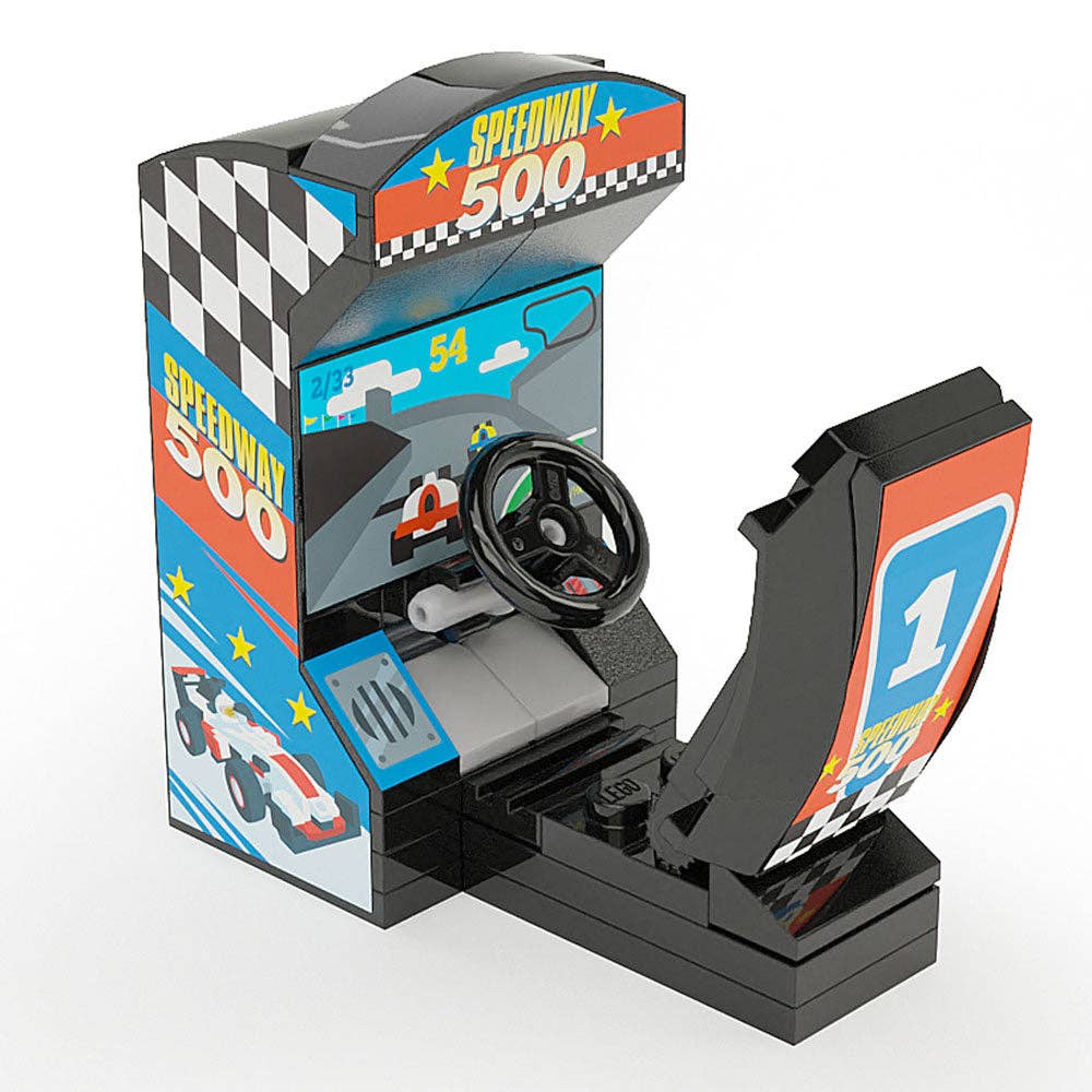 B3 Customs® - Speedway 500 - Juego de carreras arcade LEGO personalizado