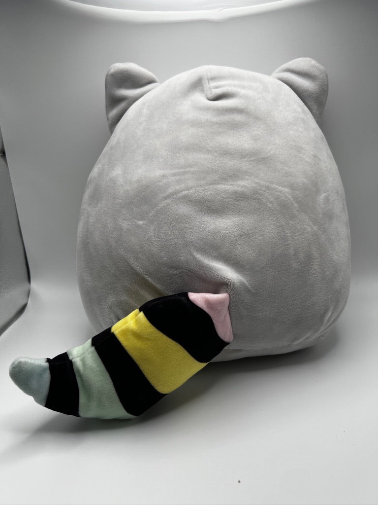 Squishmallow Max The Rainbow Racoon 8” Stuffed Plush