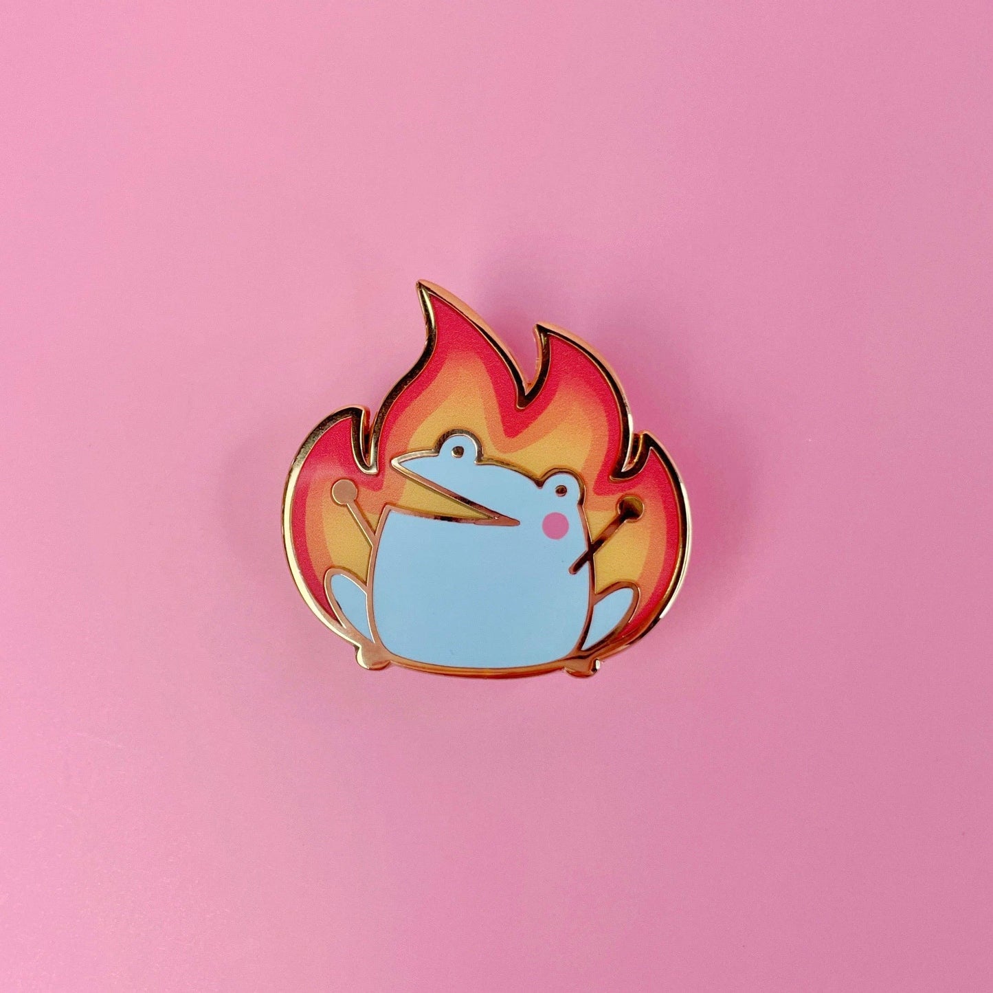 Rainylune Collectible Pin - Arson Frog