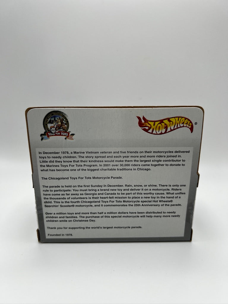 Hot Wheels 2002 Chicagoland Jouets pour tout-petits Moto Parade Scorchin Scooter