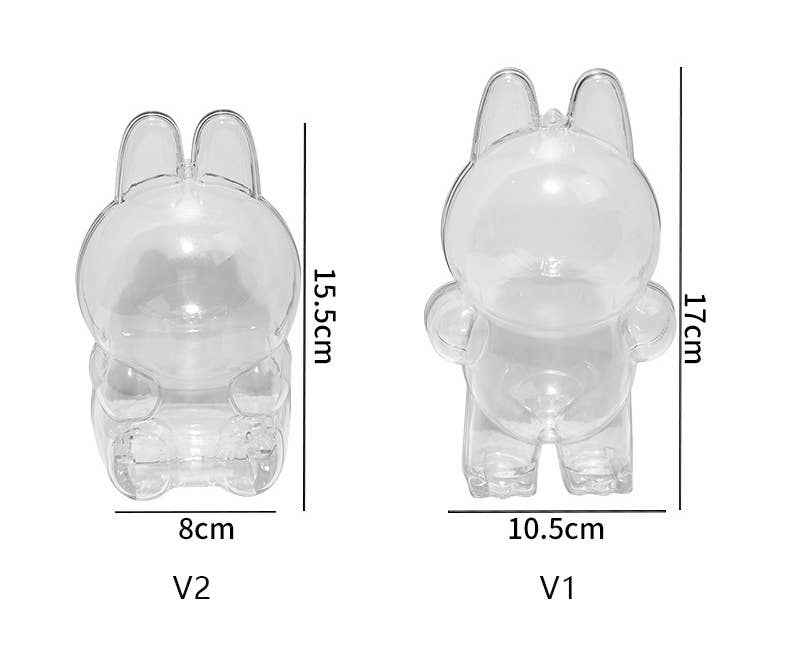 Labubu Toy Cover - Clear Display Protective Case LABUBU V1 (Standing)