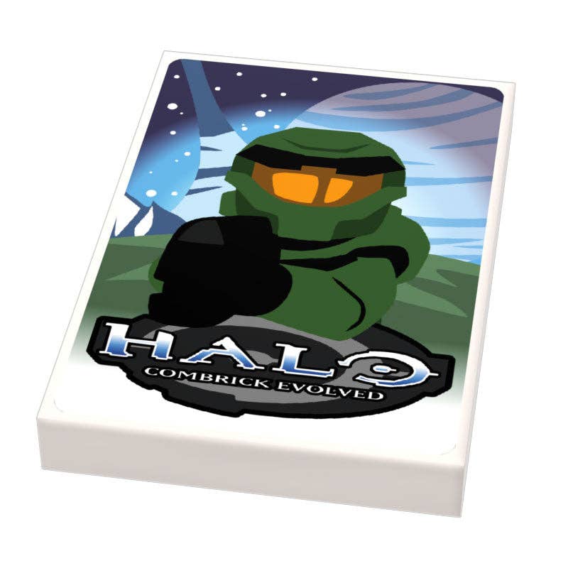 B3 Customs - HALO: Bricks Evolved Video Game Cover (2x3 Tile)