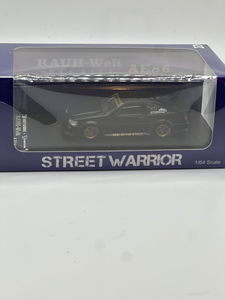 Street Weapon RWB Toyota AE86 Wide-Body (Matte Black/Gold)