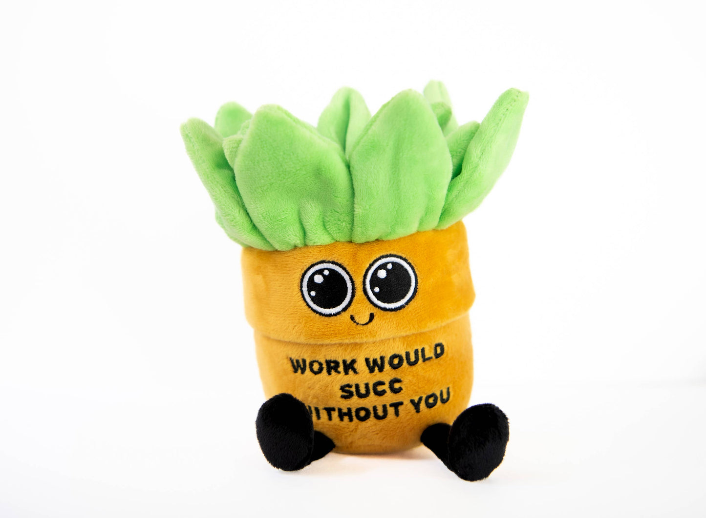 Punchkins - Plush Succulent - "Work Would Succ Without You"