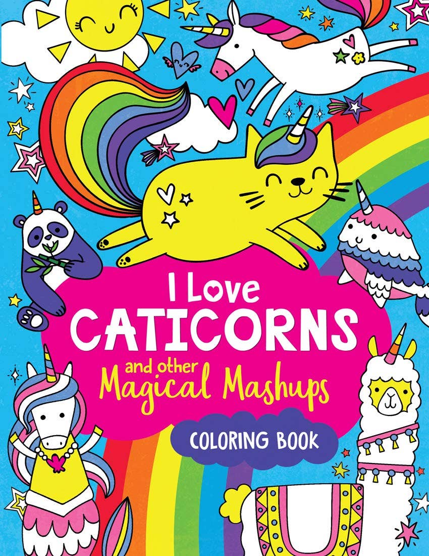 Union Square & Co. - I Love Caticorns and Other Magical Mashups Coloring Book