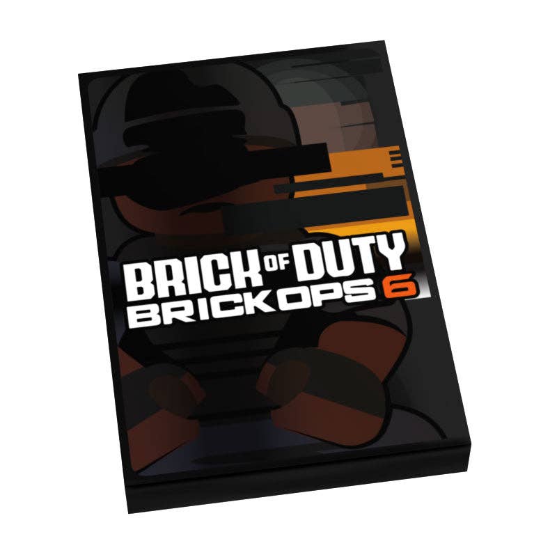 B3 Customs - Brick of Duty: BrickOps 6 Video Game Cover (2x3 Tile)