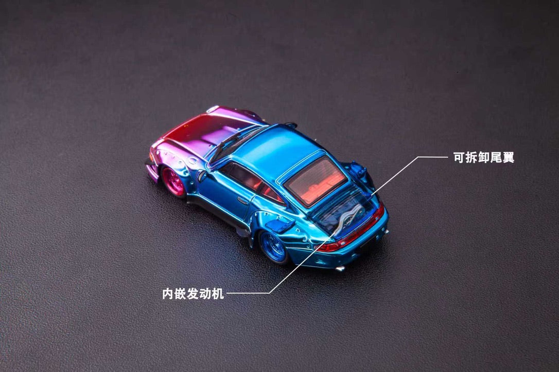 (PREORDER) TPC Porsche RWB993 (Chrome candy)