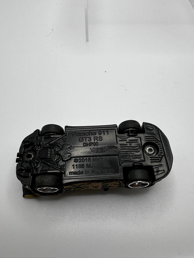 Hot Wheels Exotics Porsche 911 GT3 RS (Loose-Wheel swapped)