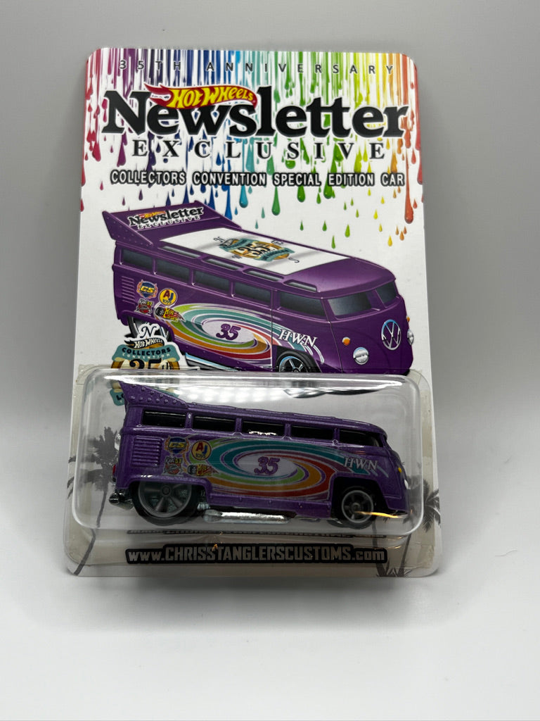 Hot Wheels 35e anniversaire Newsletter Convention exclusive des collectionneurs Voiture en édition spéciale