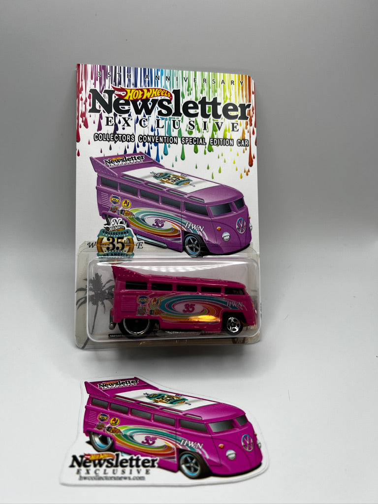 Hot Wheels 35e anniversaire Newsletter Convention exclusive des collectionneurs Voiture en édition spéciale
