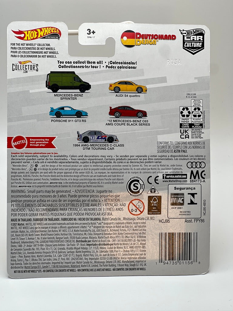Hot Wheels Premium : Car Culture Deutschland conçoit #2/5 Audi S4 Quattro