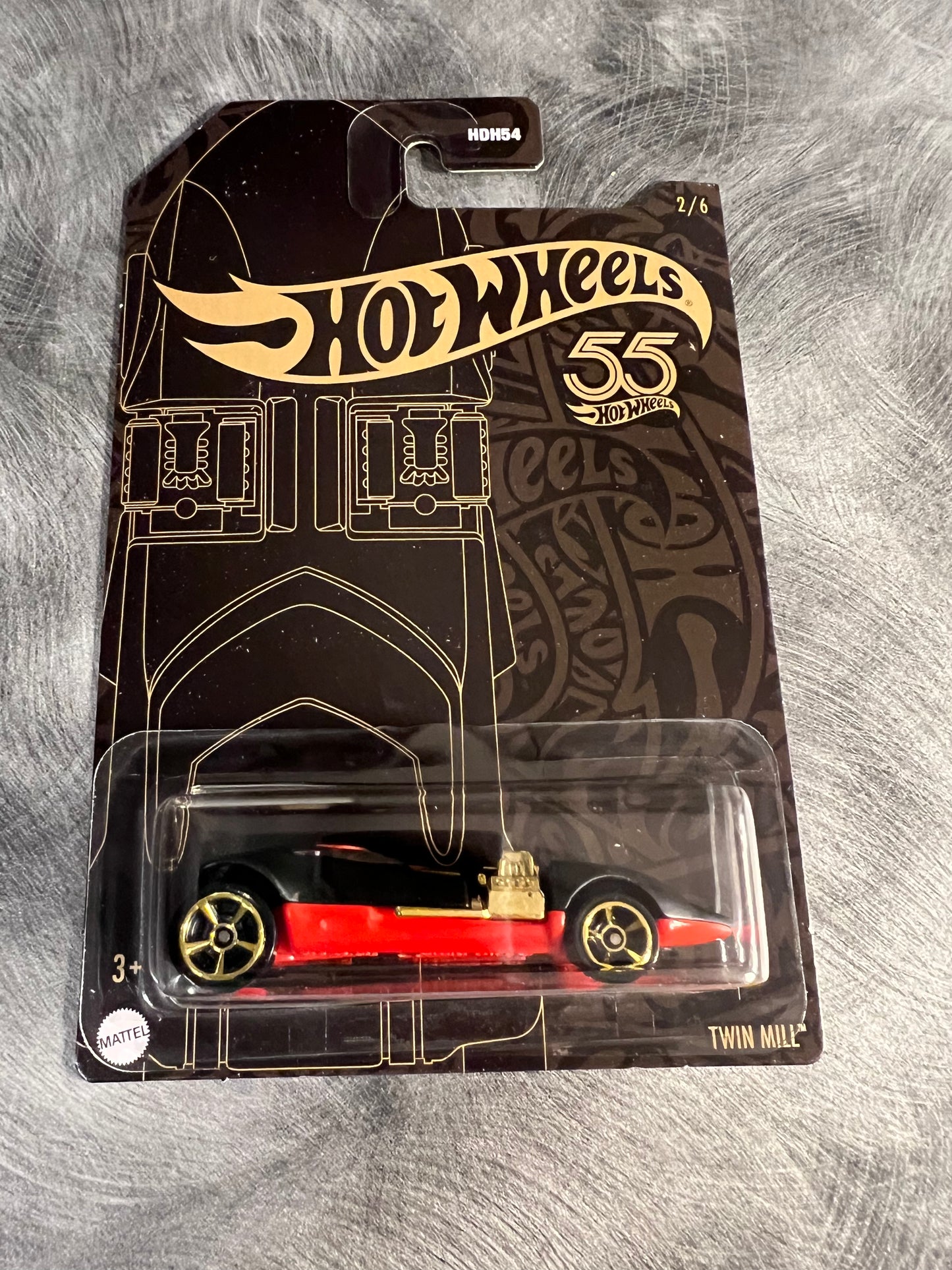 Hot Wheels 55e anniversaire perle et chrome