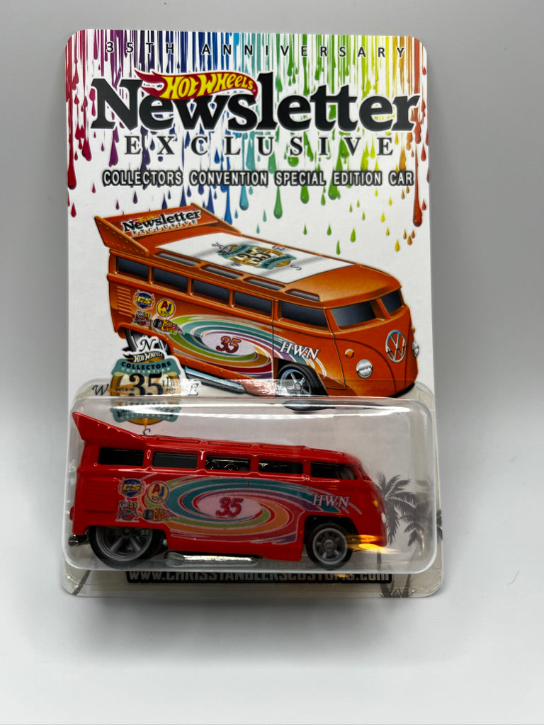 Hot Wheels 35e anniversaire Newsletter Convention exclusive des collectionneurs Voiture en édition spéciale