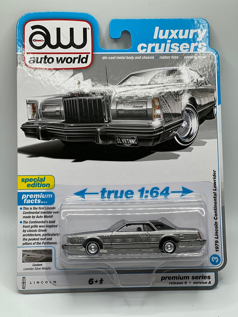 Auto World Premium Muscle Trucks - Chevy Silverado R10 Fleetside 1987 (gris poli/negro)