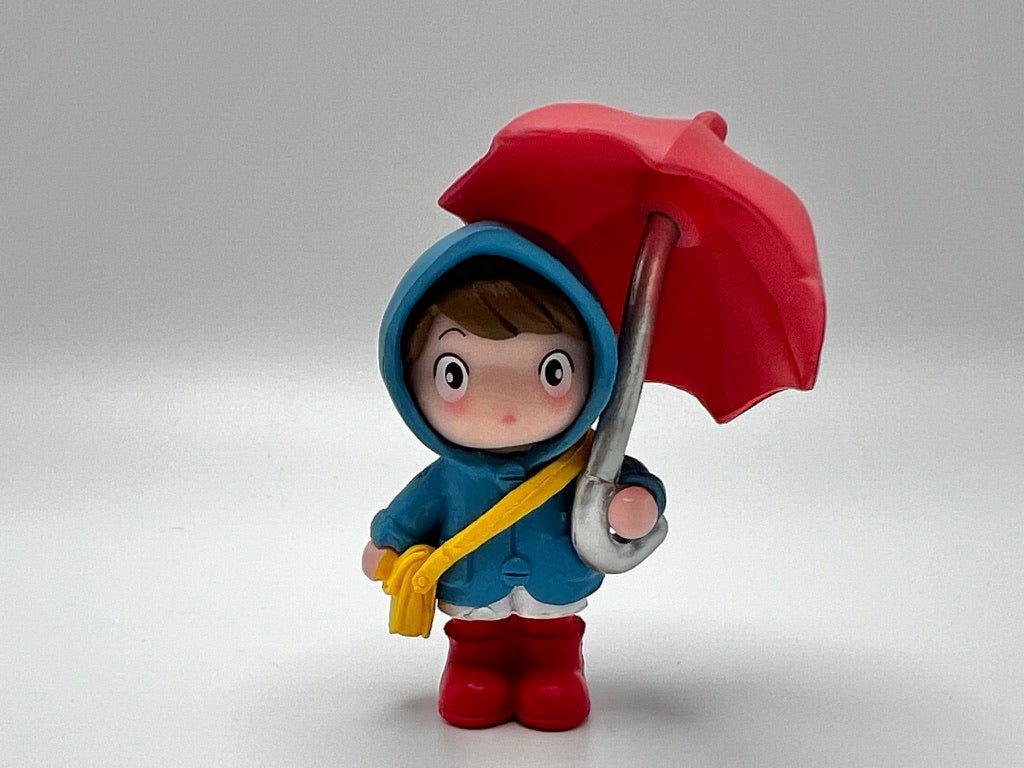 Pink Umbrella Figure