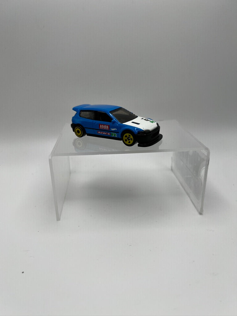 Hot Wheels J-Imports Honda Civic Custom (Blue) Unspun