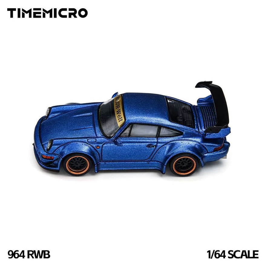 (PREORDER) TimeMicro × PSC DESIGN Porsche RWB 964 "Smilodon" (Navy Blue)