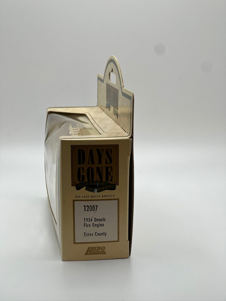 Lledo Days Gone-1934 Dennis Fire Engine Brigade de pompiers du comté d'Essex (12007)